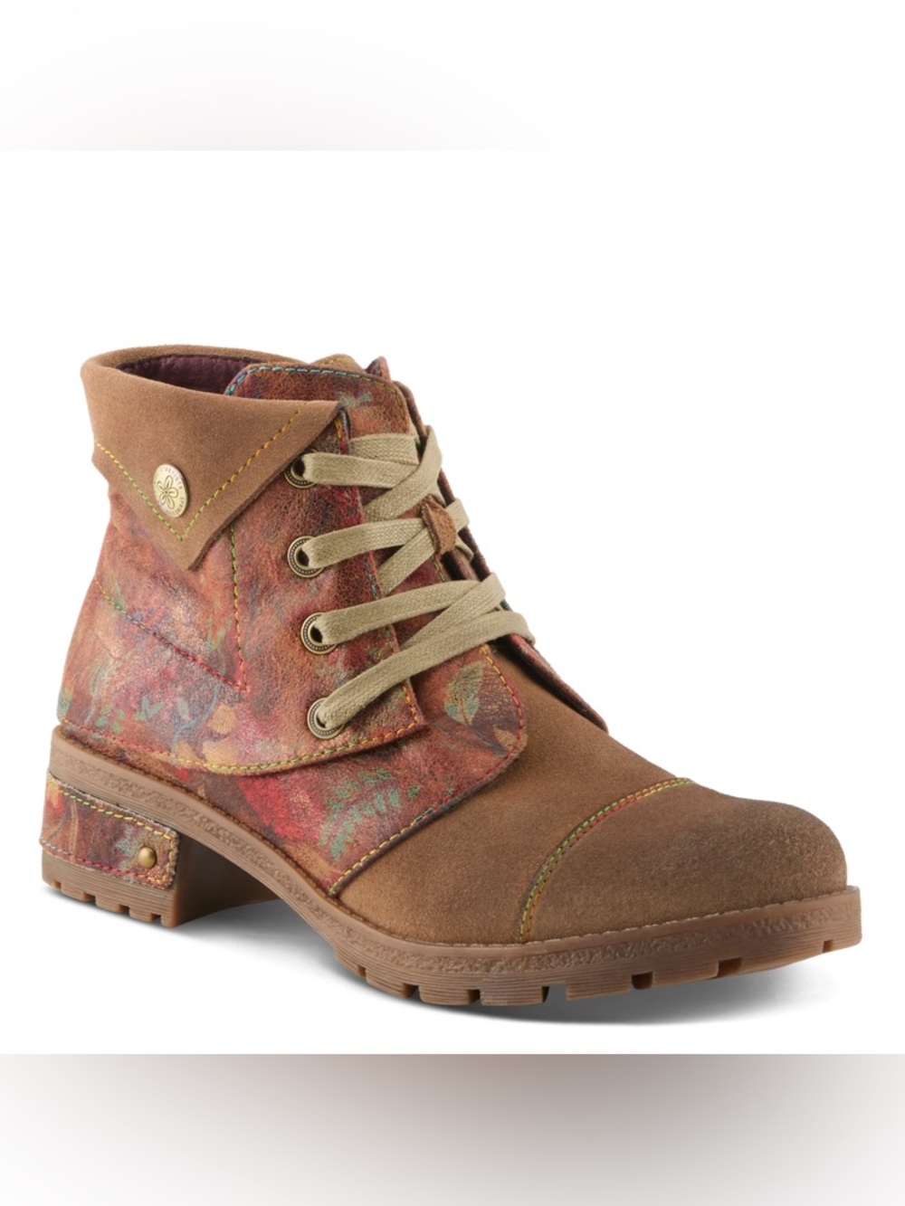 L'ARTISTE Serna Tan Suede Boot 37/6.5